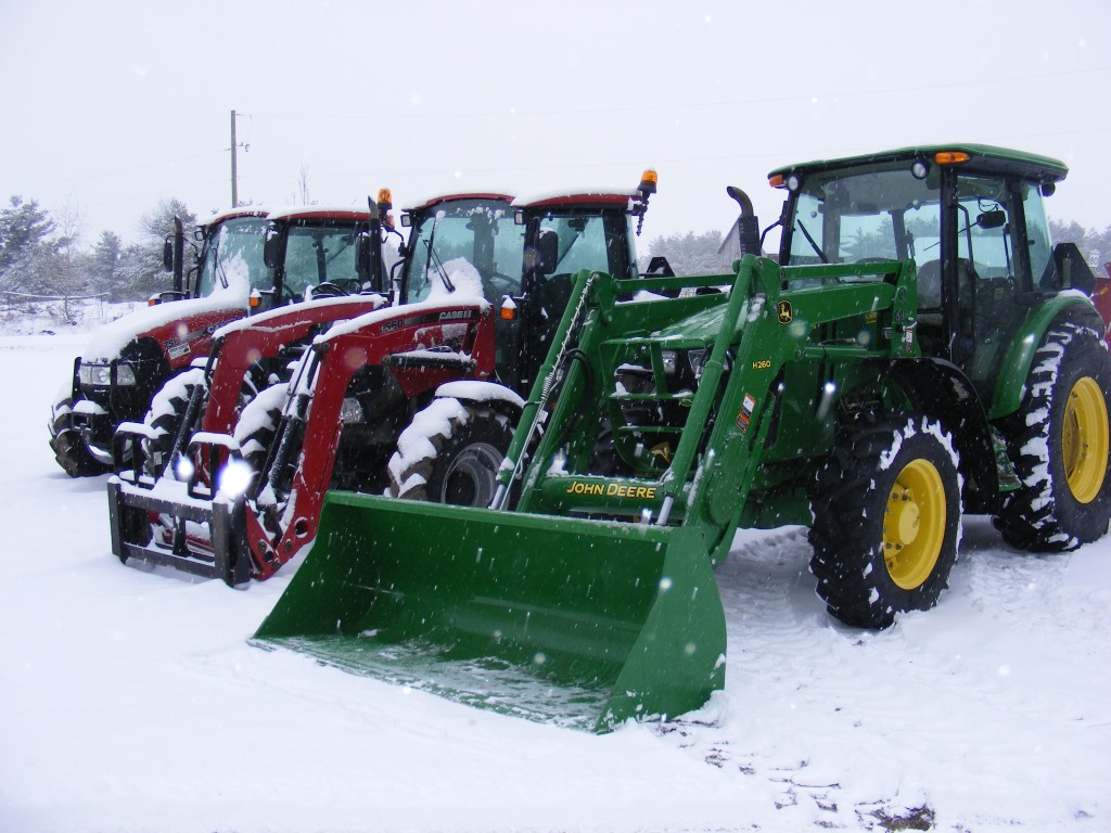 Our fleet of snow removal vehicles